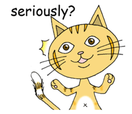 haluneko english01 sticker #9787507