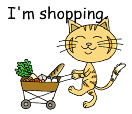 haluneko english01 sticker #9787510