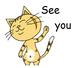 haluneko english01 sticker #9787511