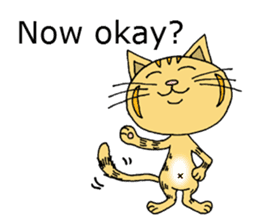 haluneko english01 sticker #9787517