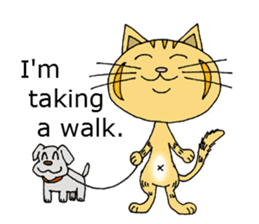 haluneko english01 sticker #9787518