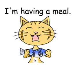 haluneko english01 sticker #9787522