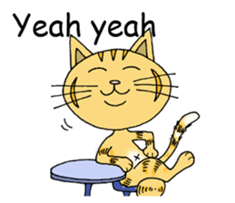 haluneko english01 sticker #9787524