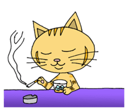 haluneko english01 sticker #9787525