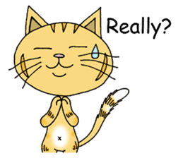 haluneko english01 sticker #9787526