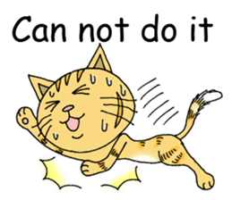 haluneko english01 sticker #9787528