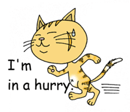 haluneko english01 sticker #9787529