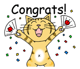 haluneko english01 sticker #9787530