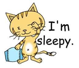 haluneko english01 sticker #9787532