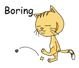 haluneko english01 sticker #9787534