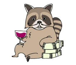 The Great Raccoon sticker #9788096