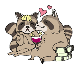 The Great Raccoon sticker #9788102