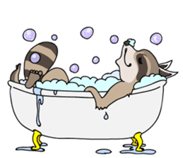 The Great Raccoon sticker #9788109