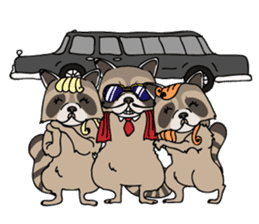 The Great Raccoon sticker #9788110