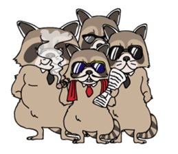 The Great Raccoon sticker #9788111