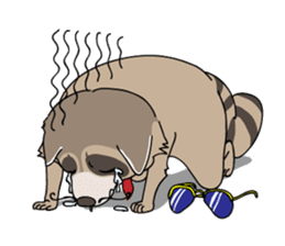 The Great Raccoon sticker #9788113