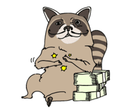 The Great Raccoon sticker #9788115