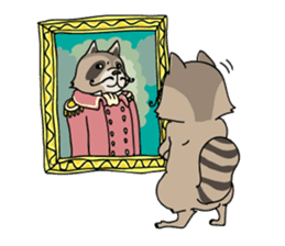 The Great Raccoon sticker #9788118