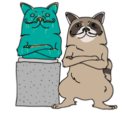 The Great Raccoon sticker #9788119