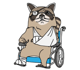 The Great Raccoon sticker #9788120