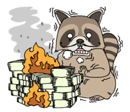 The Great Raccoon sticker #9788123