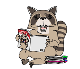 The Great Raccoon sticker #9788124