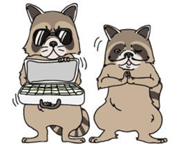 The Great Raccoon sticker #9788125