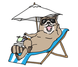 The Great Raccoon sticker #9788126