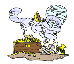 The Great Raccoon sticker #9788127