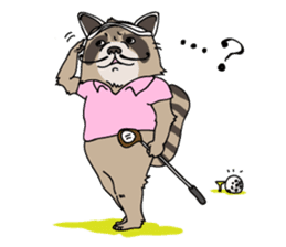 The Great Raccoon sticker #9788129