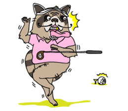 The Great Raccoon sticker #9788130