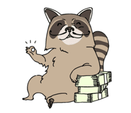 The Great Raccoon sticker #9788131