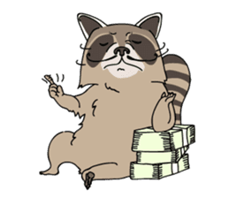 The Great Raccoon sticker #9788132