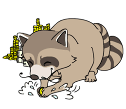 The Great Raccoon sticker #9788134