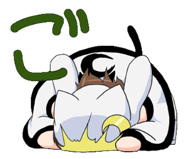 The Japanese cursive syllabary.A~NO sticker #9788230