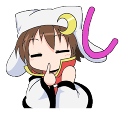 The Japanese cursive syllabary.A~NO sticker #9788232