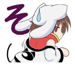 The Japanese cursive syllabary.A~NO sticker #9788235