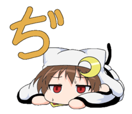 The Japanese cursive syllabary.A~NO sticker #9788247