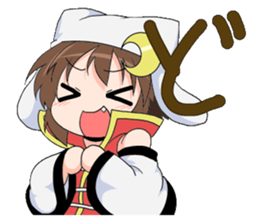 The Japanese cursive syllabary.A~NO sticker #9788250