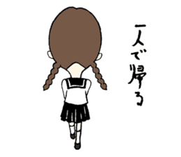 sailor schoolgirl sticker #9789438