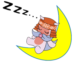 Local mascot in Abashiri "Nipone" sticker #9790105