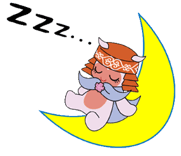 Local mascot in Abashiri "Nipone" sticker #9790105