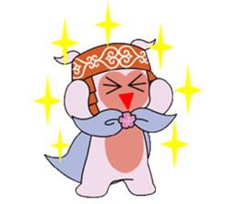 Local mascot in Abashiri "Nipone" sticker #9790106