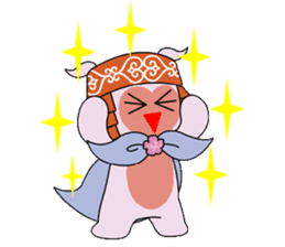 Local mascot in Abashiri "Nipone" sticker #9790106