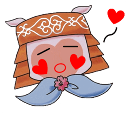 Local mascot in Abashiri "Nipone" sticker #9790107