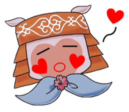 Local mascot in Abashiri "Nipone" sticker #9790107