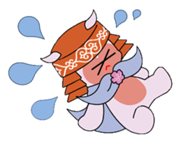 Local mascot in Abashiri "Nipone" sticker #9790108