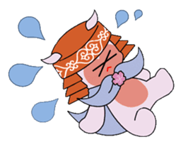 Local mascot in Abashiri "Nipone" sticker #9790108