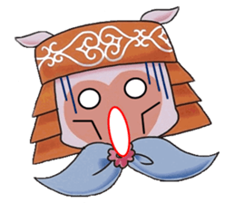 Local mascot in Abashiri "Nipone" sticker #9790109