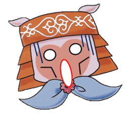 Local mascot in Abashiri "Nipone" sticker #9790109